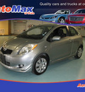 toyota yaris 2008 silver hatchback s gasoline 4 cylinders front wheel drive 5 speed manual 34474