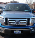 ford f 150 2010 blue xlt gasoline 8 cylinders 2 wheel drive automatic 61832