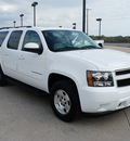 chevrolet suburban 2011 white suv lt flex fuel 8 cylinders 4 wheel drive automatic 76087