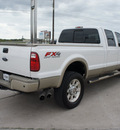 ford f 350 super duty 2010 white king ranch diesel 8 cylinders 4 wheel drive automatic 76087