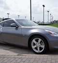 nissan 370z 2011 silver coupe gasoline 6 cylinders rear wheel drive 6 speed manual 76018