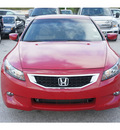 honda accord 2009 red coupe ex l v6 gasoline 6 cylinders front wheel drive automatic 77388