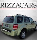 ford escape 2008 green suv xlt 4x4 gasoline 6 cylinders all whee drive automatic with overdrive 60546