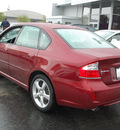 subaru legacy 2009 red sedan 2 5i special edition gasoline 4 cylinders all whee drive automatic 94063