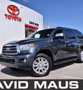 toyota sequoia 2010 gray suv platinum gasoline 8 cylinders 4 wheel drive automatic 32771