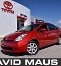 toyota prius 2008 red hatchback hybrid hybrid 4 cylinders front wheel drive automatic 32771