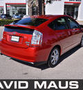 toyota prius 2008 red hatchback hybrid hybrid 4 cylinders front wheel drive automatic 32771