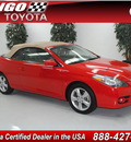 toyota camry solara 2008 red sle v6 gasoline 6 cylinders front wheel drive automatic 91731