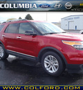 ford explorer 2011 red suv xlt gasoline 6 cylinders 2 wheel drive automatic 98632