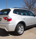 bmw x3 2006 silver suv 3 0i gasoline 6 cylinders all whee drive automatic 80301