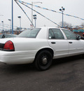 ford crown victoria 2007 white sedan police interceptor gasoline 8 cylinders rear wheel drive automatic with overdrive 60411