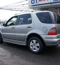 mercedes benz m class 2005 gray suv ml350 gasoline 6 cylinders all whee drive automatic 60411