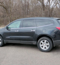 chevrolet traverse 2009 black suv lt gasoline 6 cylinders front wheel drive automatic 55318