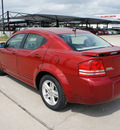 dodge avenger 2010 red sedan r t gasoline 4 cylinders front wheel drive automatic 76087