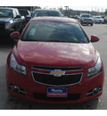 chevrolet cruze 2012 victory red sedan lt gasoline 4 cylinders front wheel drive automatic 77090