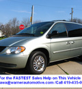chrysler town and country 2004 lt  green van touring gasoline 6 cylinders front wheel drive automatic 45840