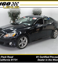 lexus is 350 2009 dk  blue sedan gasoline 6 cylinders rear wheel drive automatic 91731