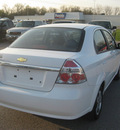 chevrolet aveo 2008 white sedan ls gasoline 4 cylinders front wheel drive automatic 62863