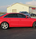 audi a4 2009 red sedan 2 0t quattro gasoline 4 cylinders all whee drive automatic 46410