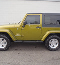 jeep wrangler 2008 green suv sahara gasoline 6 cylinders 4 wheel drive automatic with overdrive 98371