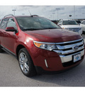 ford edge 2013 red sel gasoline 4 cylinders front wheel drive 6 speed automatic 77388