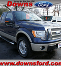 ford f 150 2010 dk  blue lariat flex fuel 8 cylinders 4 wheel drive automatic 08753