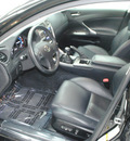 lexus is 250 2007 black sedan gasoline 6 cylinders rear wheel drive 6 speed manual 91731