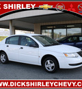 saturn ion 2005 white sedan 1 gasoline 4 cylinders front wheel drive 5 speed manual 27215