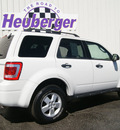 ford escape 2010 white suv xlt gasoline 4 cylinders all whee drive automatic 80905