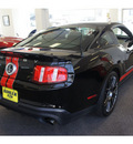 ford shelby gt500 2011 black coupe glass roof gasoline 8 cylinders rear wheel drive 6 speed manual 07724