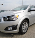 chevrolet sonic 2012 silver sedan lt gasoline 4 cylinders front wheel drive automatic 60007