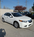 acura tsx 2012 white sedan tech gasoline 4 cylinders front wheel drive automatic with overdrive 60462