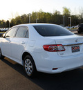 toyota corolla 2011 white sedan le gasoline 4 cylinders front wheel drive automatic 27215