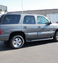 chevrolet tahoe 2002 gray suv lt flex fuel 8 cylinders 4 wheel drive automatic 55124