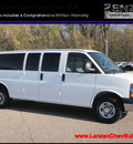 chevrolet express 2011 white 3500 flex fuel 8 cylinders rear wheel drive automatic 55318