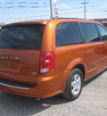 dodge grand caravan 2011 orange van mainstreet flex fuel 6 cylinders front wheel drive autostick 62863
