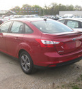 ford focus 2012 red sedan se flex fuel 4 cylinders front wheel drive 6 speed automatic 62863