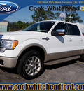 ford f 150 2009 white king ranch flex fuel 8 cylinders 4 wheel drive automatic 32401