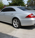 mercedes benz cls class 2008 silver cls550 gasoline 8 cylinders rear wheel drive automatic 27616