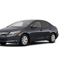 honda civic 2012 dk  gray sedan lx gasoline 4 cylinders front wheel drive 5 speed automatic 98632