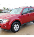 ford escape 2010 red suv xlt gasoline 4 cylinders front wheel drive automatic with overdrive 77065