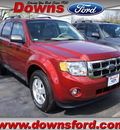 ford escape 2012 red suv xlt flex fuel 6 cylinders all whee drive automatic 08753