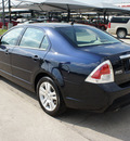 ford fusion 2008 blue sedan sel gasoline 6 cylinders front wheel drive automatic 76087