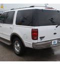 ford expedition 2001 off white suv eddie bauer gasoline 8 cylinders rear wheel drive automatic 77388