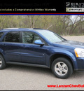 chevrolet equinox 2009 dk  blue suv lt gasoline 6 cylinders front wheel drive automatic 55318