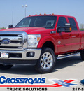 ford f 250 super duty 2012 red lariat biodiesel 8 cylinders 4 wheel drive automatic 62708