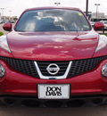 nissan juke 2011 red gasoline 4 cylinders front wheel drive automatic 76018