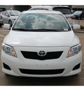 toyota corolla 2010 white sedan le gasoline 4 cylinders front wheel drive automatic 77065