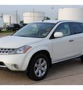 nissan murano 2007 off white suv sl gasoline 6 cylinders front wheel drive automatic 77037