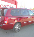kia sedona 2012 red van ex gasoline 6 cylinders front wheel drive automatic 79925